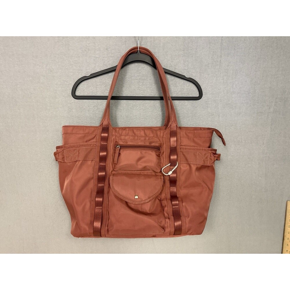 Tommy Bahama XL Nylon "Go Everywhere" Cargo Travel Tote Bag Bronze Rust